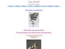 Tablet Screenshot of faithleap.org